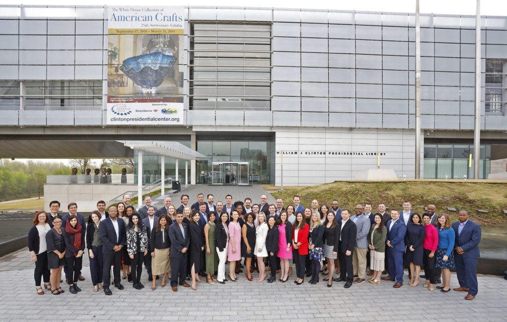 Presidential Leadership Scholars at the William J. Clinton Library and Museum in Little Rock, Arkansas, April 4, 5 and 6, 2019.