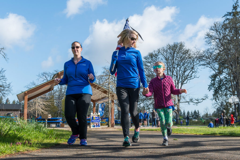 April 21, 2018 - DuPont, Washington - Gold Star Youth Running Program